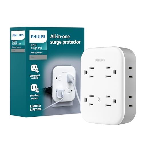 Philips All-in-One 8-Outlet Surge Protector Tap Amazon
