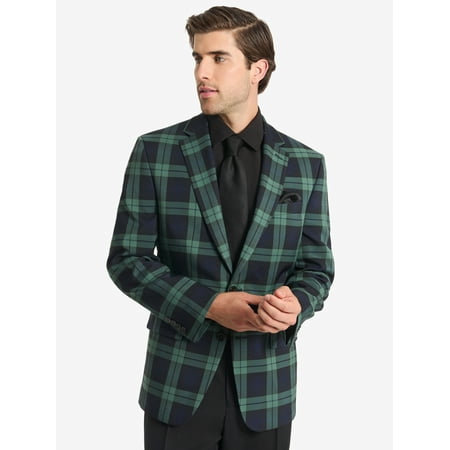 Chaps Men's Holiday Blackwatch Blazer, Sizes 40R-52R