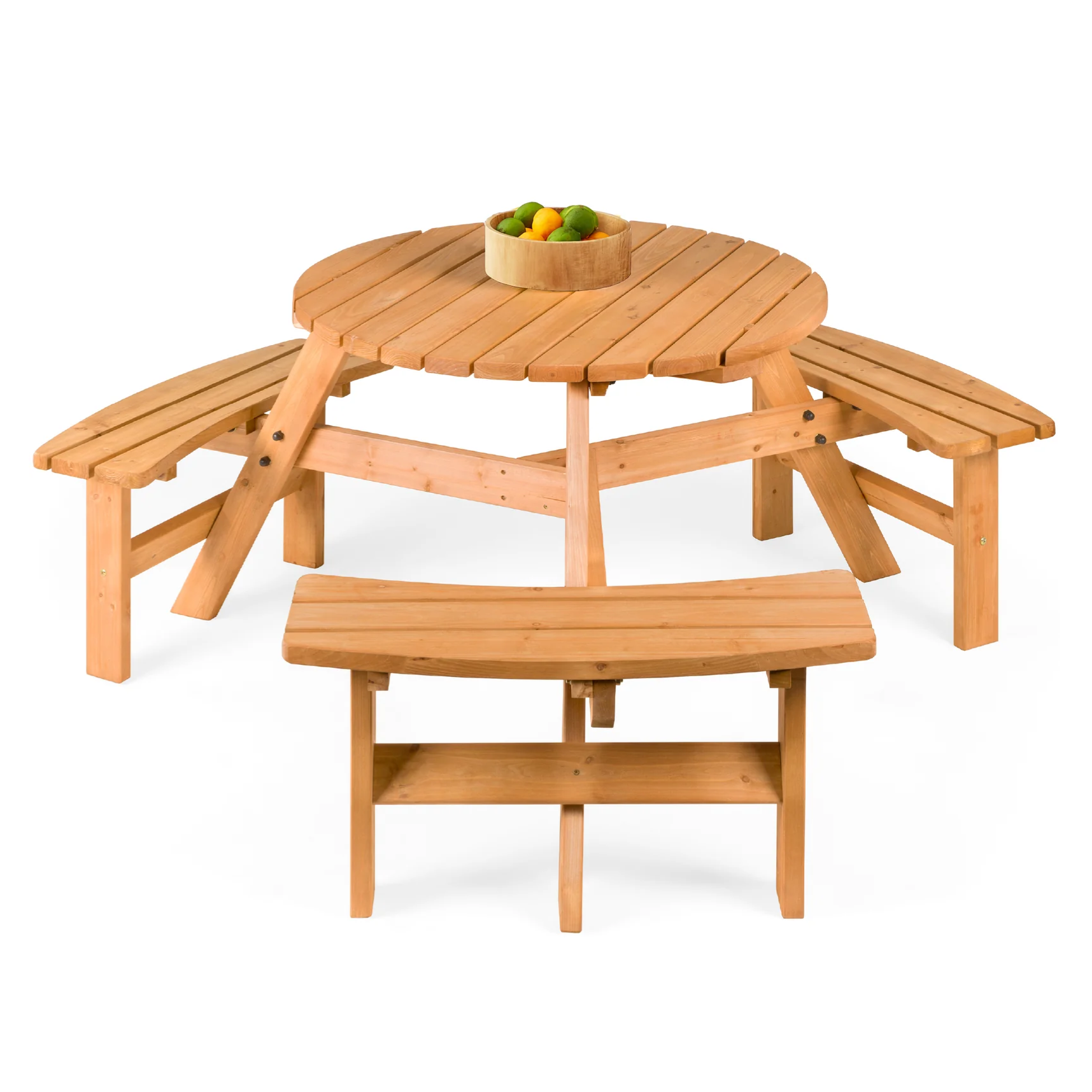 6-Person Wood Picnic Table $158