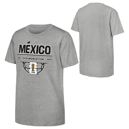 FIFA World Cup 2026 Men's Gray Mexico Soccer Ball Tee