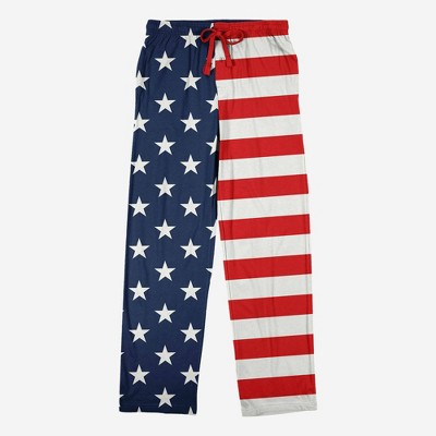 Bioworld Men's Americana Flag Sleep Pants - Blue/Red M