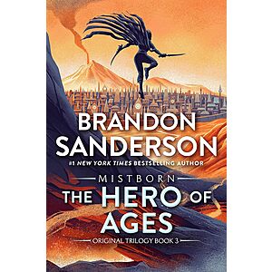 The Mistborn Saga Series: Books 3-7 by Brandon Sanderson (Kindle eBooks) $4 Each