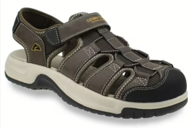 Ozark Trail Men's Closed Toe Outdoor Sandals Walmart
