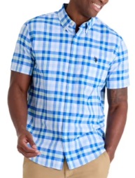 U.S. Polo Assn. Men's Short Sleeve Buttondown Shirt Walmart
