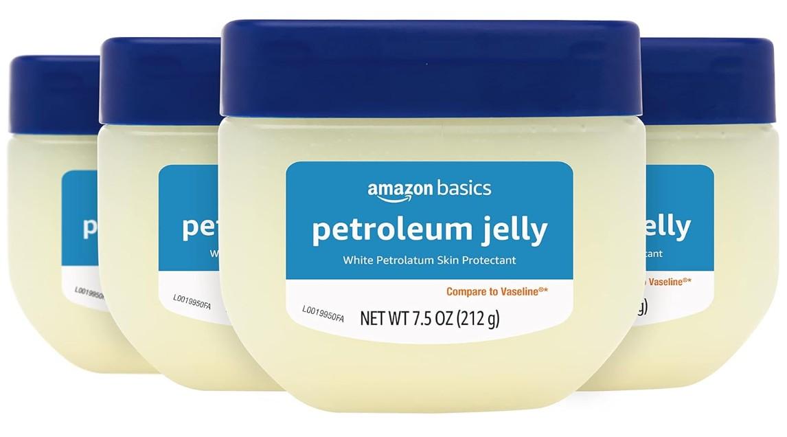 4-Pack Amazon Basics Petroleum Jelly Skin Protectant (7.5oz) Amazon