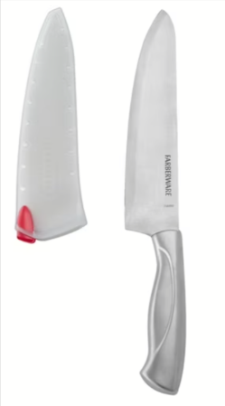 Farberware Edgekeeper 8" Chef Knife with Self-Sharpening Sleeve Walmart