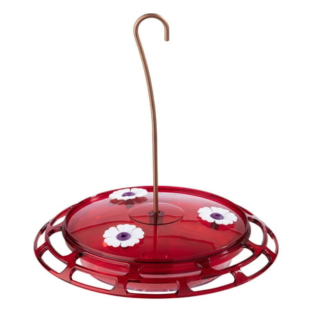 More Birds 3-in-1 Hummingbird Feeder, 6 oz Hummingbird Nectar, Red