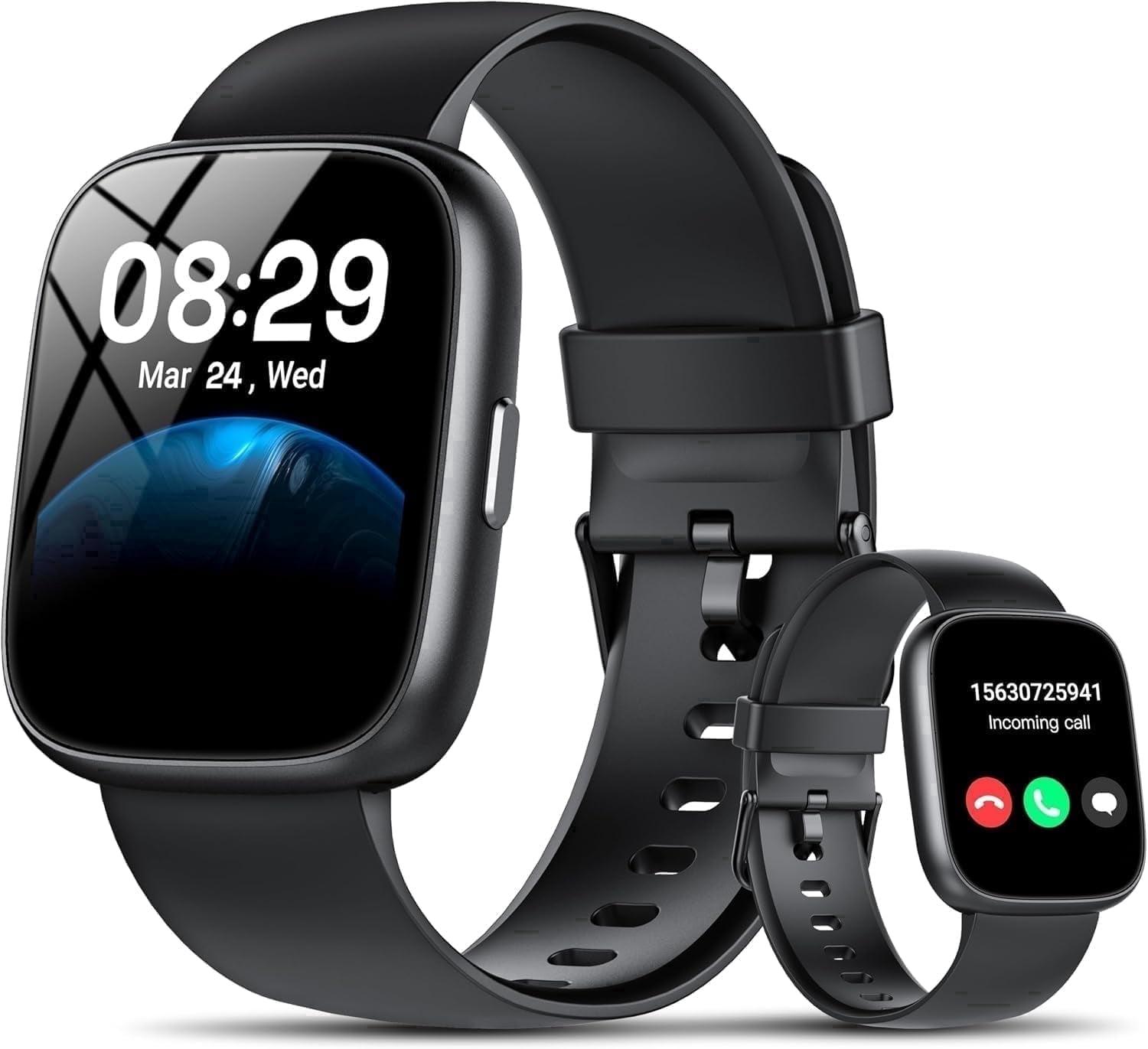 Cillso 1.83" HD Touchscreen Fitness Tracker Smart Watch with Alexa Walmart
