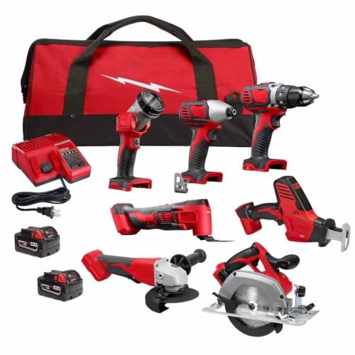 Milwaukee 7-Tool M18 18-Volt Lithium-Ion Cordless Combo Kit Home Depot