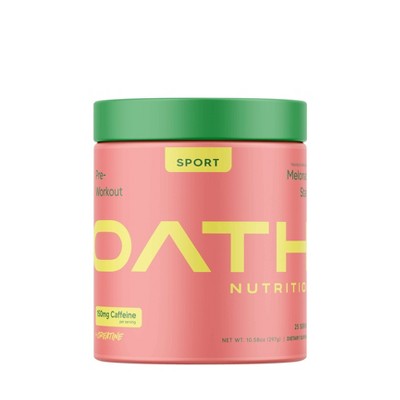 Oath Nutrition Pre-Workout Sports Nutrition Supplement Powder - Melonade Stand 25 serving: Energy, Muscle Growth, Endurance