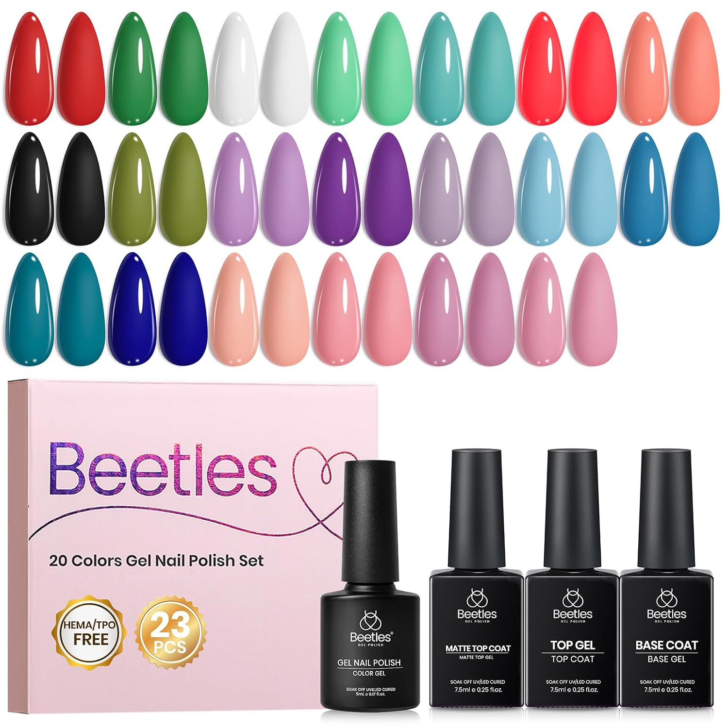 20 Gel Nail Polishes for $10