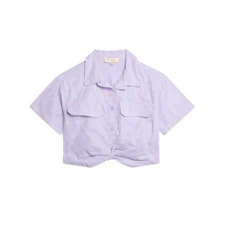 Jessica Simpson Girls Swiss Dot Fashion Top, Sizes 7-16