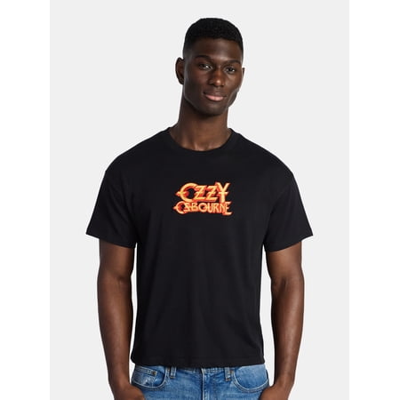 Ozzy Osbourne Men's and Big Men's Boxy Fit Graphic Tee, Sizes XS-3XL