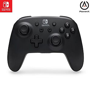 PowerA Enhanced Nintendo Switch Wireless Controller w/ Motion Control (Black) $30 + Free S&H w/ Prime