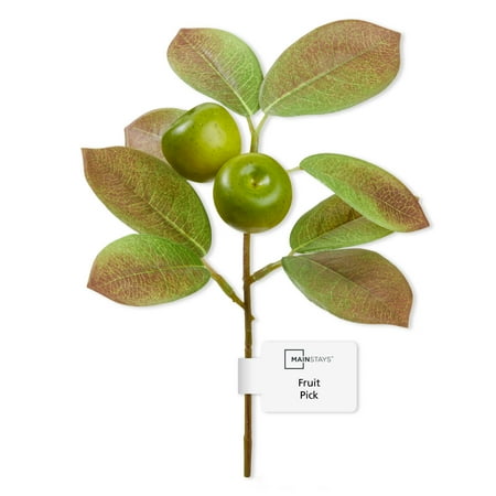 Mainstays Artificial Mini Fruit Pick, Green Apple, 4" x 8.25"
