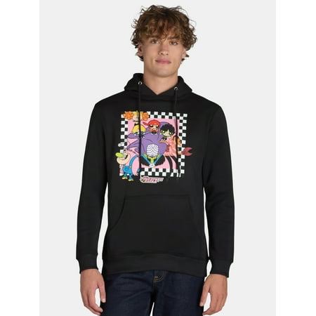 Powerpuff Girls Men's and Big Men’s Graphic Hoodie, Sizes S-3XL