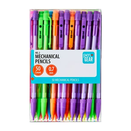Pen + Gear No. 2 Mechanical Pencils, Medium Point, 0.7 mm, 50 Pack