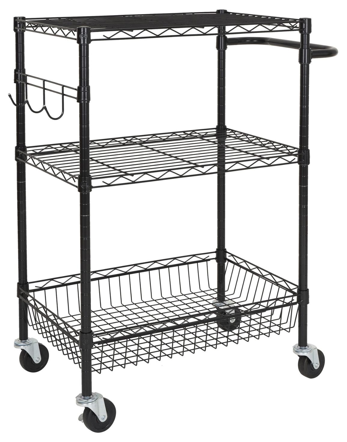 Hyper Tough 3-Tier New Multipurpose Rolling Cart Walmart