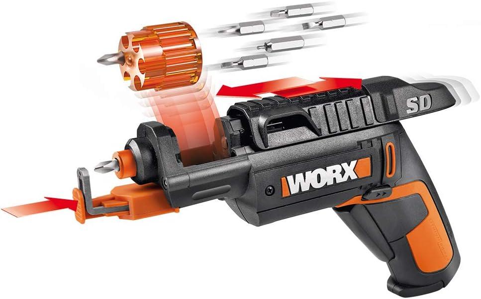 WORX 4V Rechargeable Cordless Power Screwdriver Set Amazon