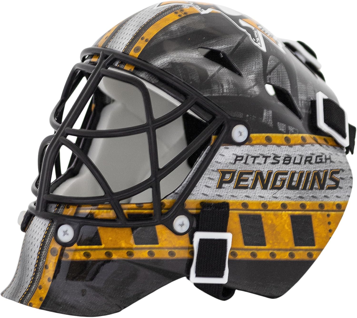 Franklin Sports NHL League Logo Pittsburgh Penguins Mini Goalie Mask
