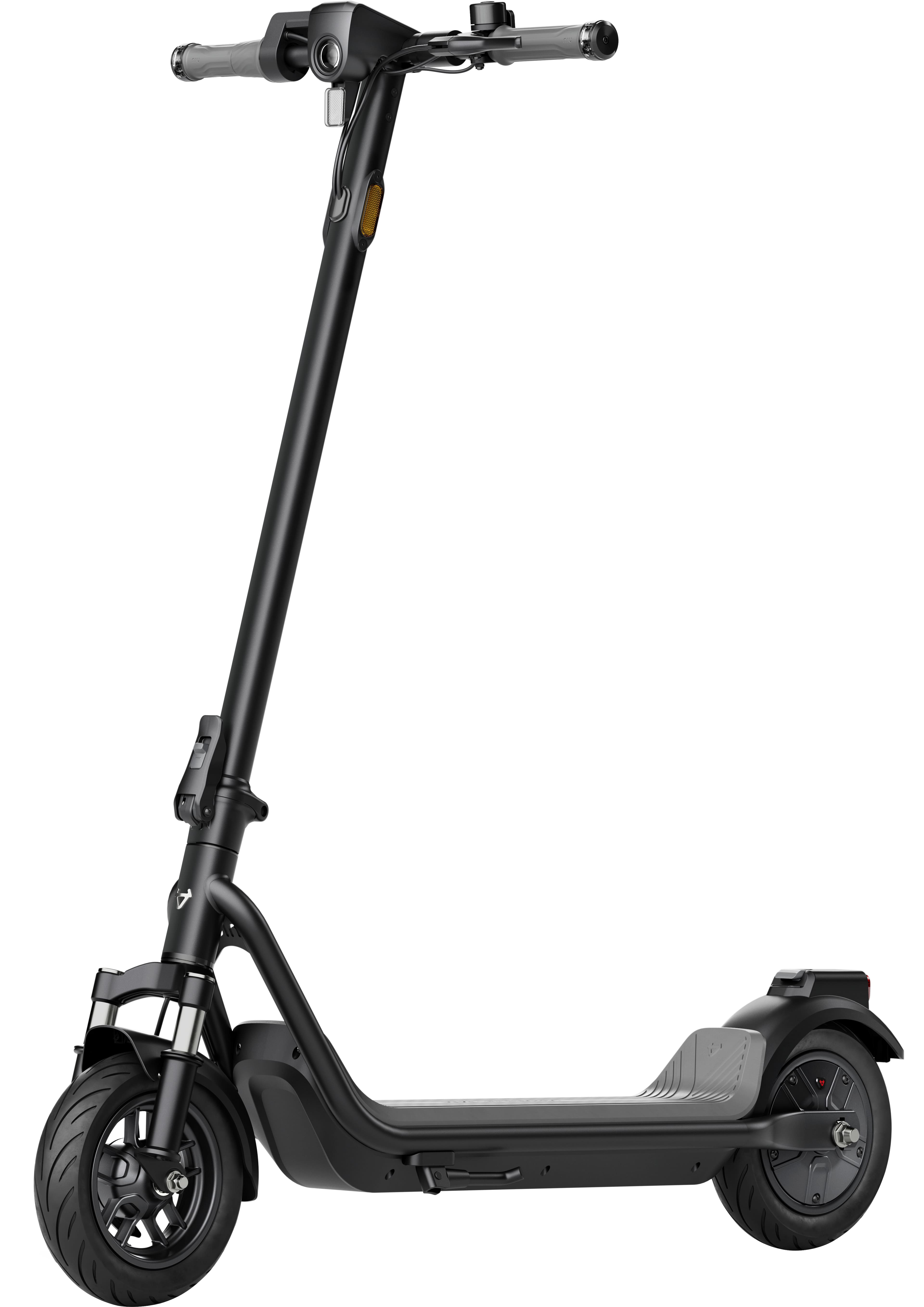 NIU - KQi 100F Foldable Electric Kick Scooter w/ 22 mi Max operating Range & 18 mph Max Speed - Gray