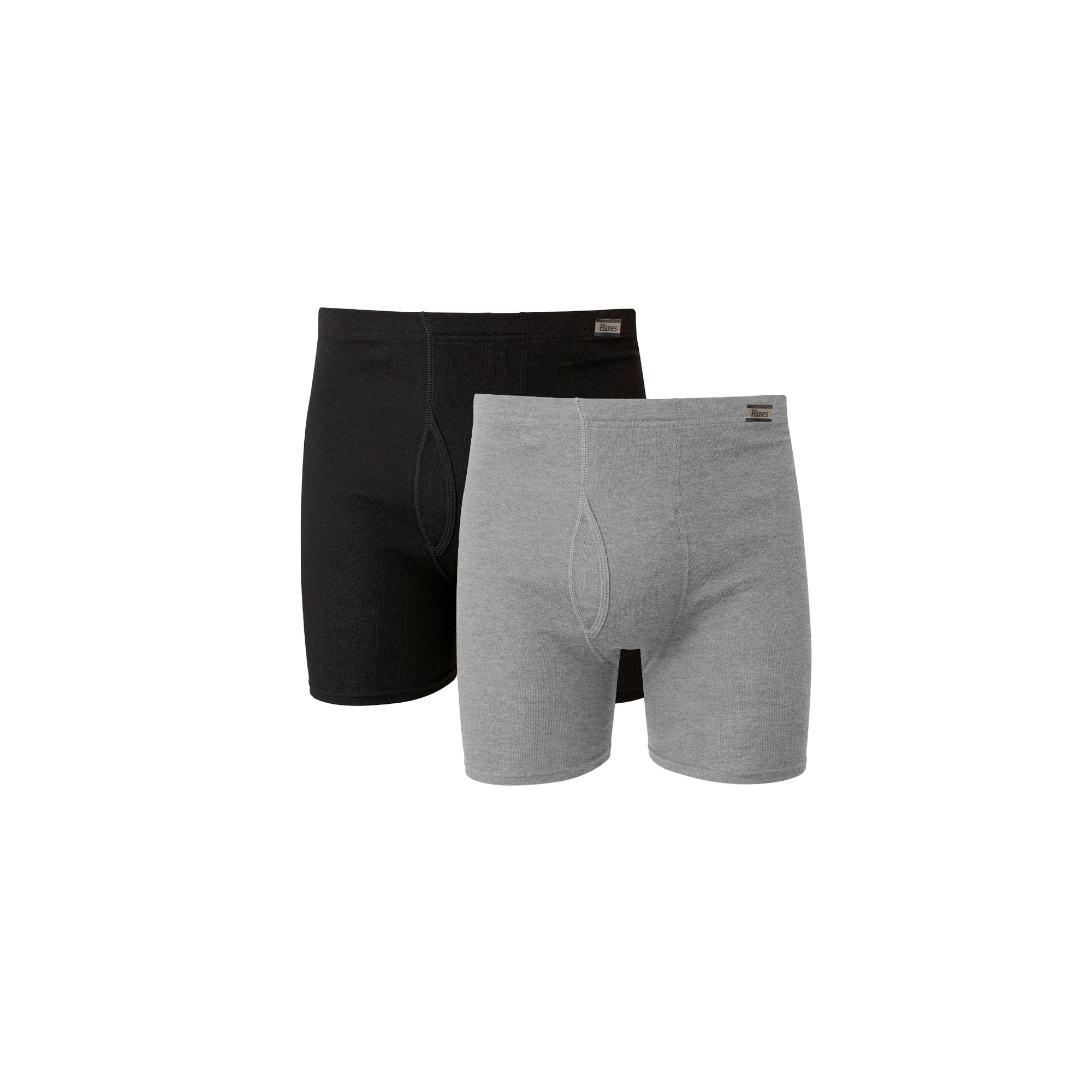 Hanes Men's Boxer Briefs, Moisture-wicking Underwear, Breathable Boxer Briefs for Men, 2-Pack