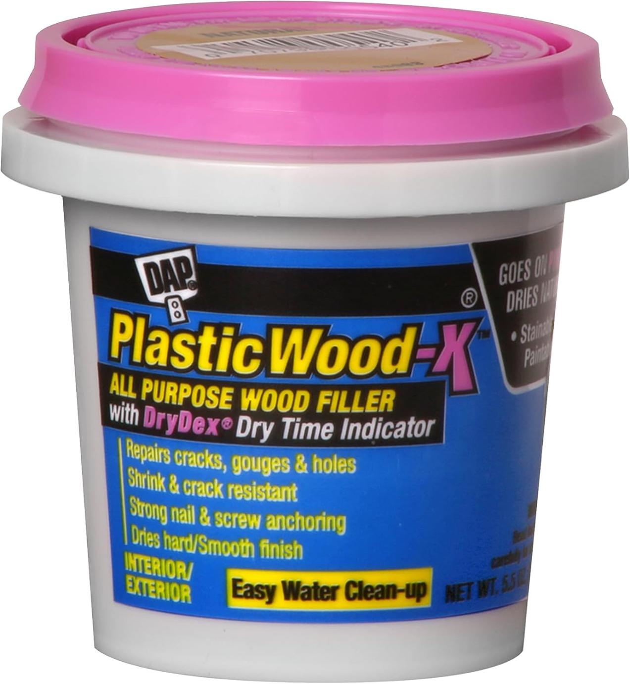 5.5oz DAP 540 Series Natural Plastic Wood-X All Purpose Wood Filler w/ Drydex Amazon