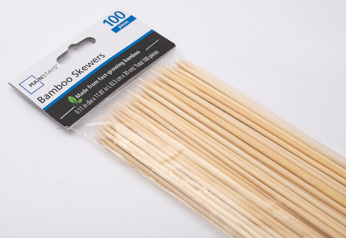 100-Count Mainstays Bamboo Skewers Walmart
