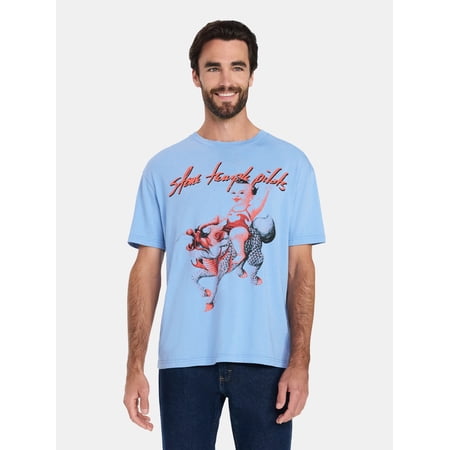 Stone Temple Pilots, Men's & Big Men's Boxy Fit Graphic Tee, Sizes XS-5XL