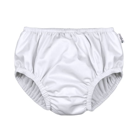 Green Sprouts Eco Pull-Up Reusable Baby Swim Diaper, Size 12M, White