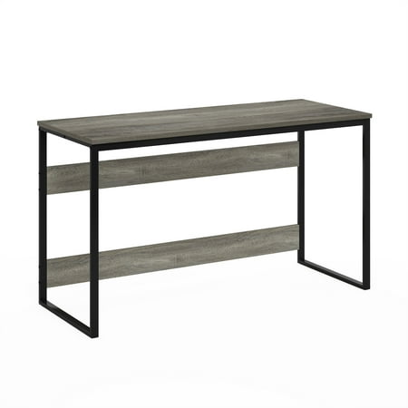 Furinno Moretti Modern Lifestyle Enhanced Study Desk, 52 inch, French Oak Grey