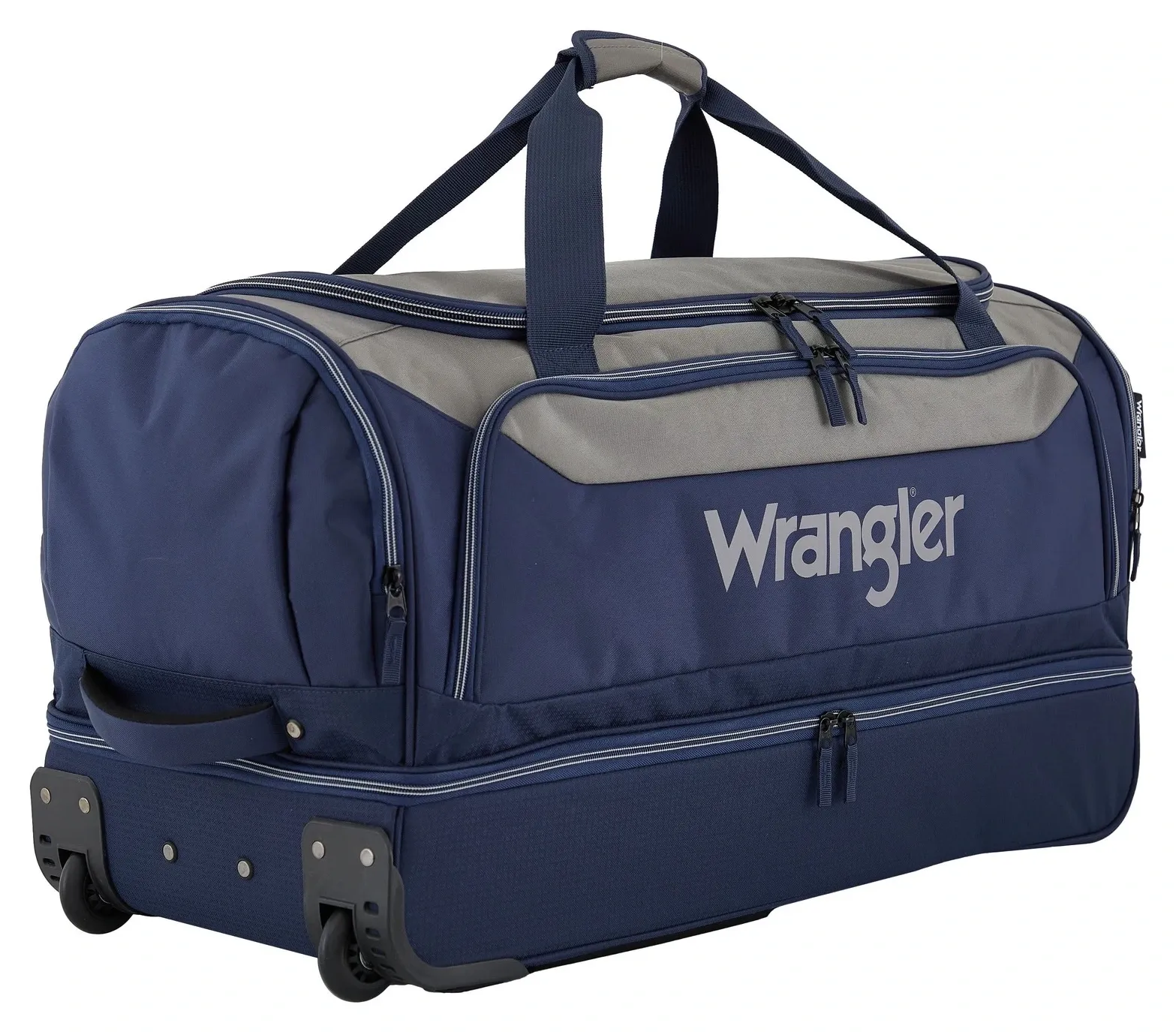Wrangler 30" Drop-Bottom Rolling Travel Duffel (XL) eBay