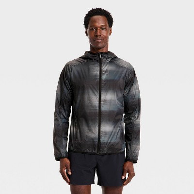 Men's Printed Run Jacket - All In Motion™ Dark Gray L