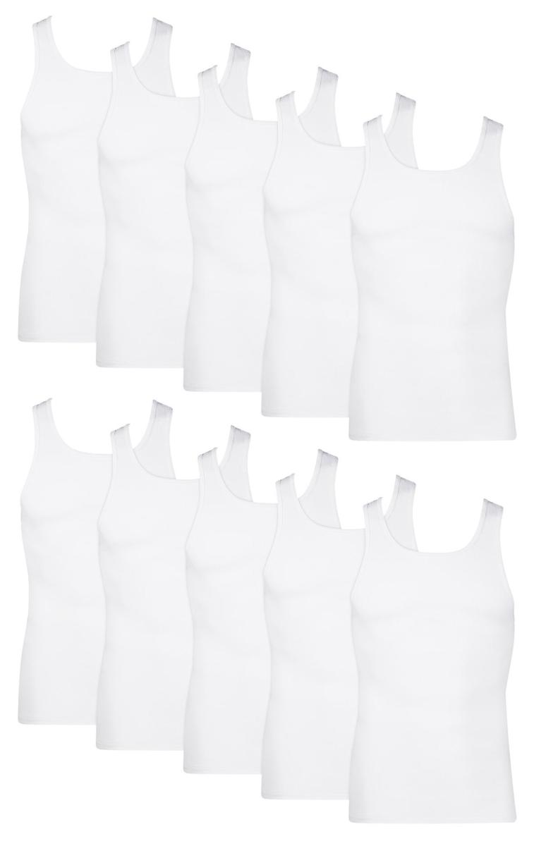 8-Count Hanes Men's Tank Tops Undershirts Walmart