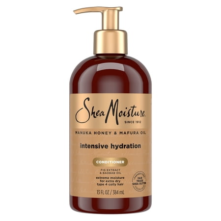SheaMoisture Intensive Hydration Conditioner For Dry, Damaged Hair Manuka Honey And Mafura Oil Deep Moisturizing Conditioner ,13 fl oz
